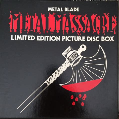 metal massacre limited edition picture disc box|Various .